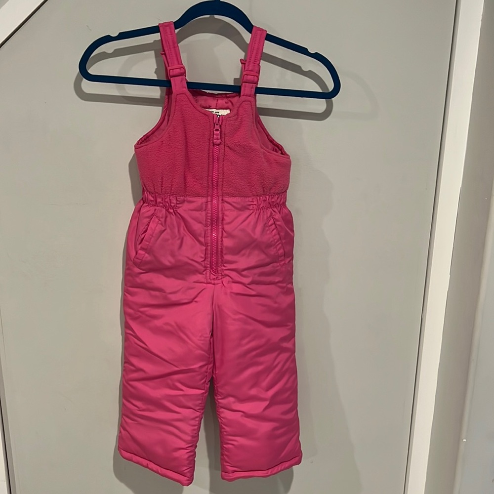 OshKosh B’gosh Snowsuit Bib Pink Size 4T